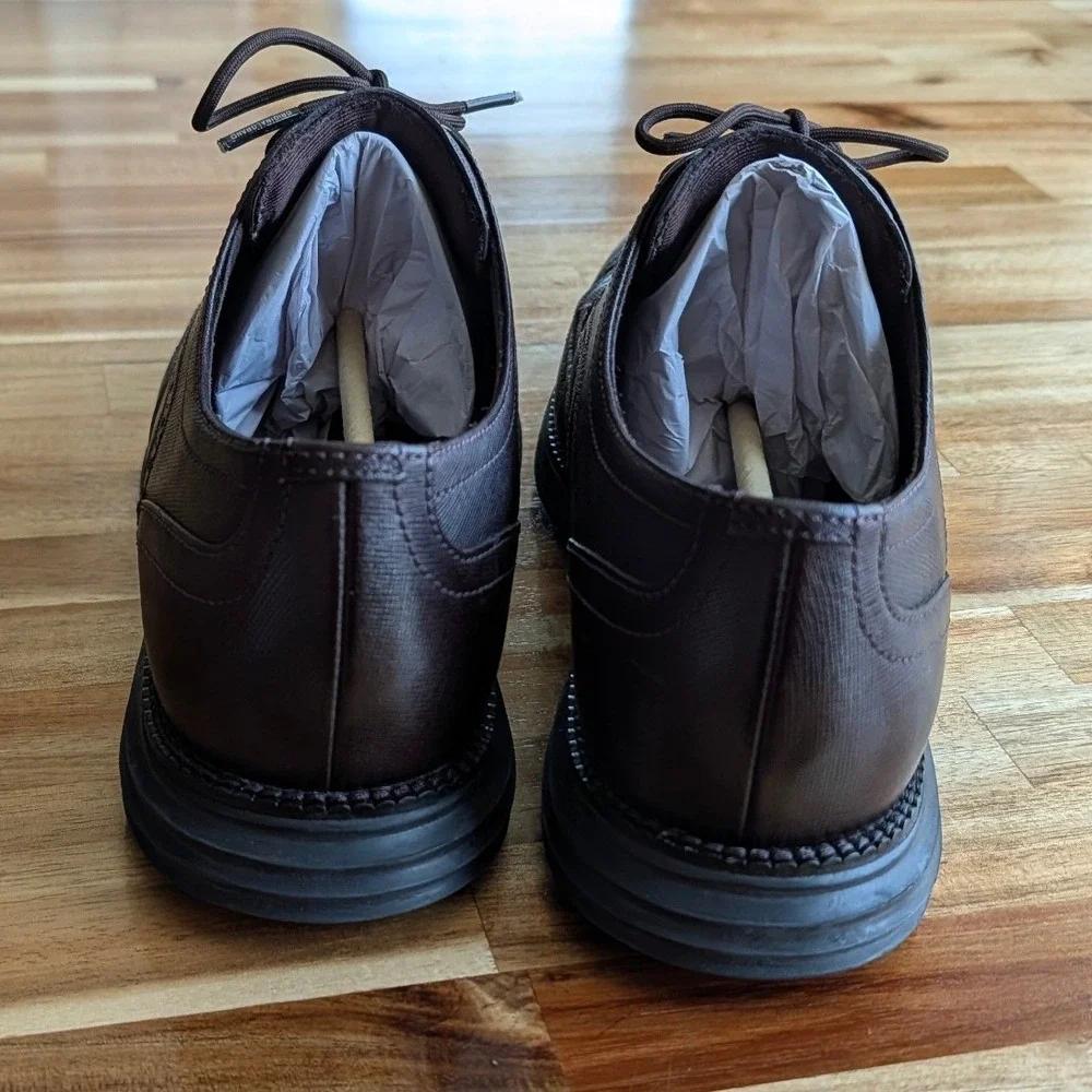 Cole Haan Men's Original Grand Wingtip Oxford Shoes Brown Leather Size 9.5